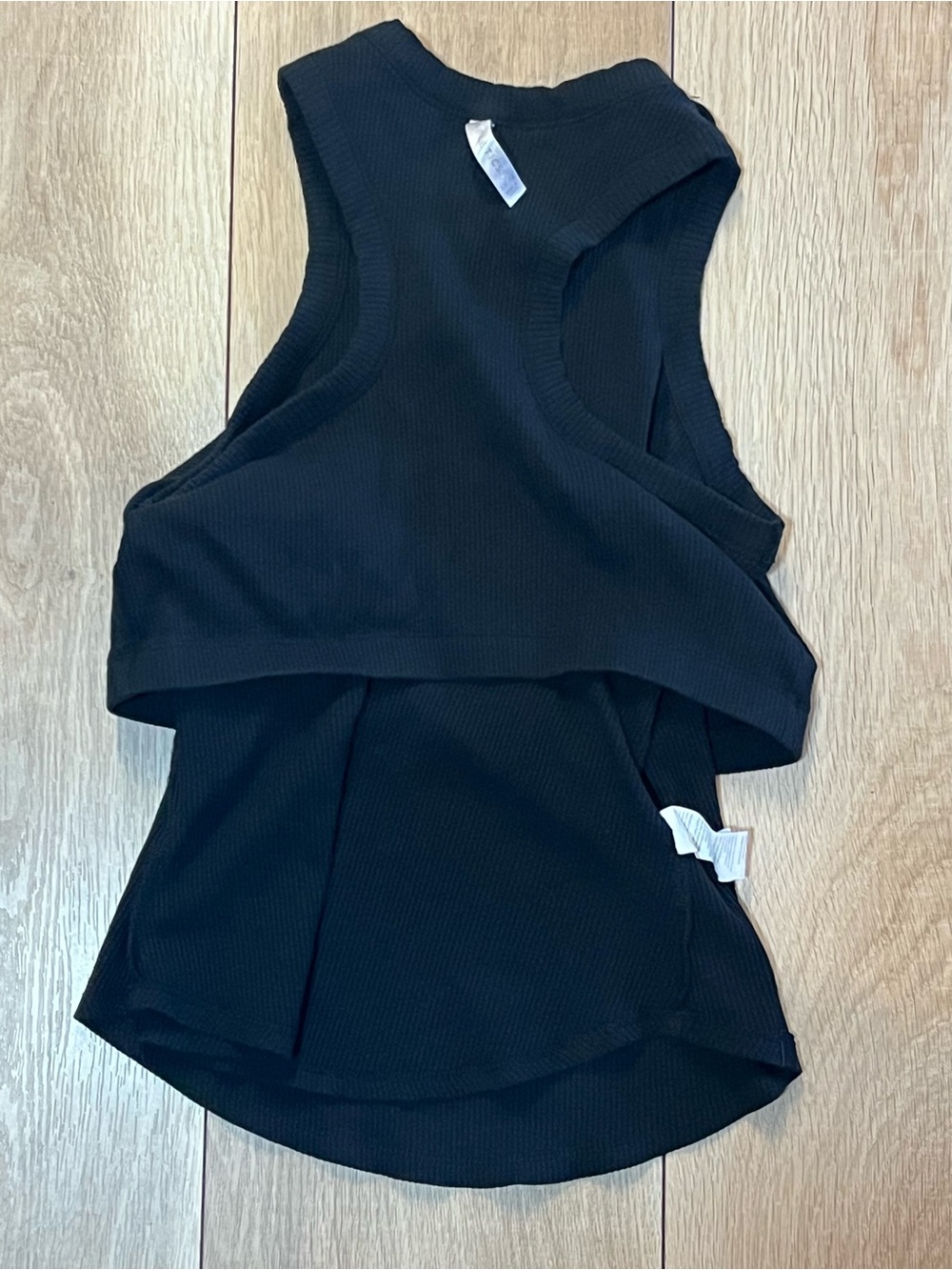 Fabletics Black Ribbed Muscle Tank - Picture 9 of 11